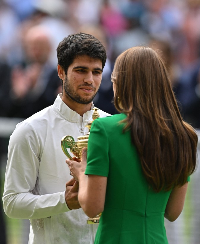 Kate entregó el trofeo en Wimbledon