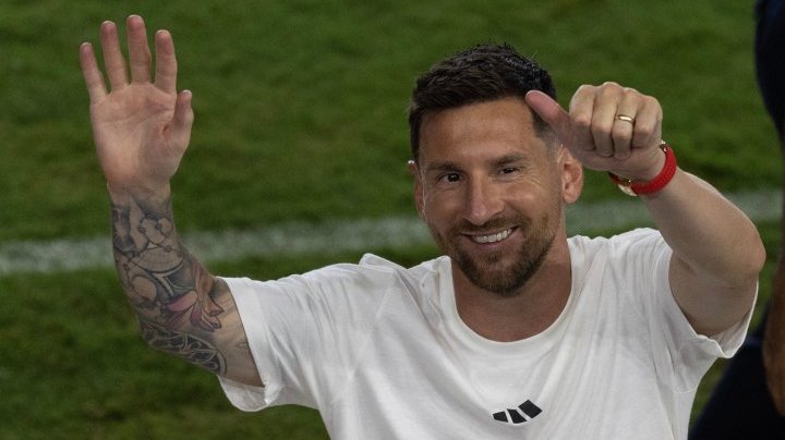 Lionel Messi, jugador argentino de fútbol.