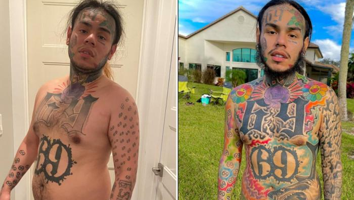Tekashi y sus cambios fisicos. Foto: Instagram Tekashi 6ix9ine