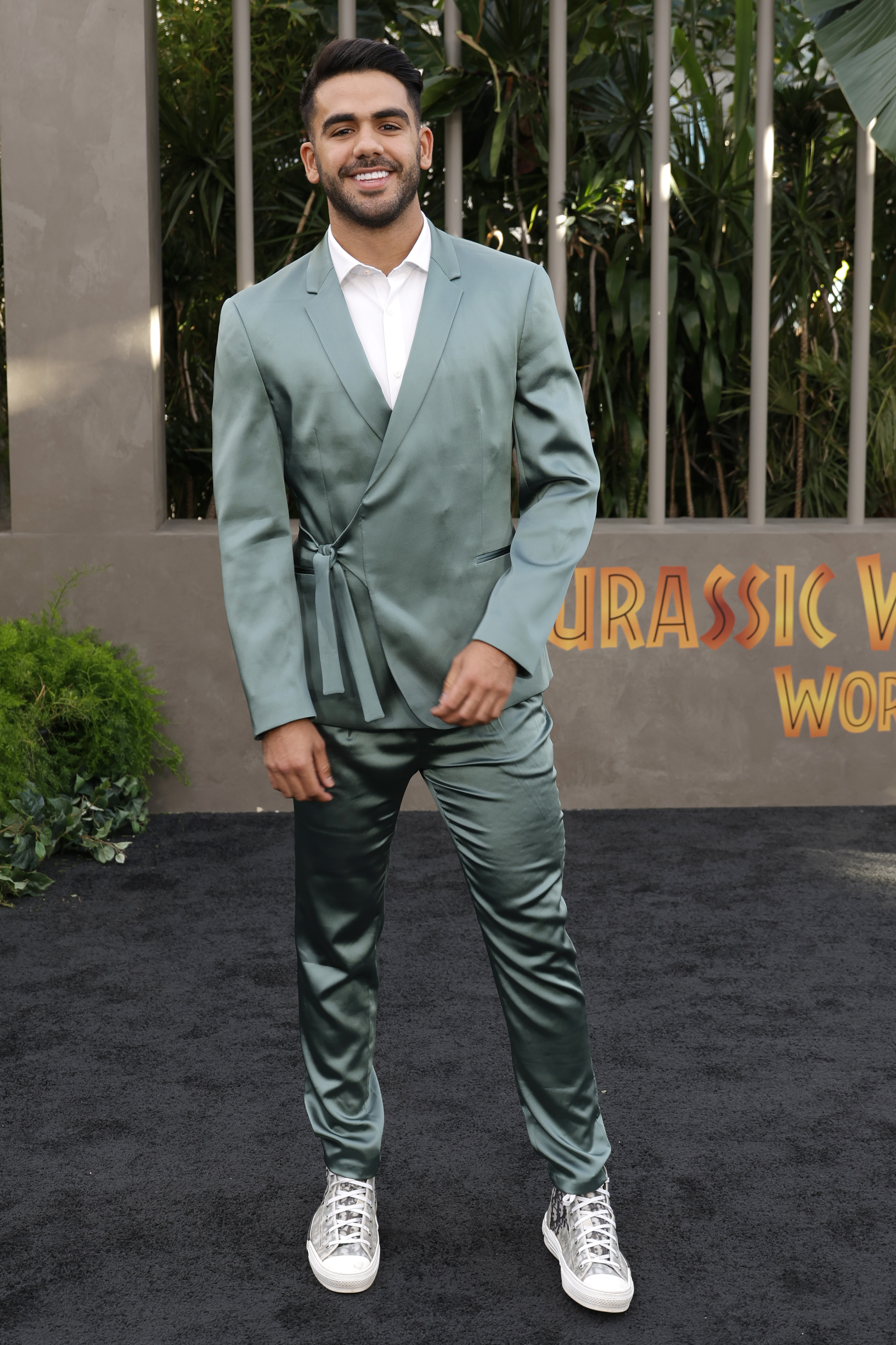 HOLLYWOOD, CALIFORNIA - JUNE 06: Carlos Adyan attends the Los Angeles premiere of Universal Pictures' "Jurassic World Dominion" on June 06, 2022 in Hollywood, California. (Photo by Frazer Harrison/Getty Images)