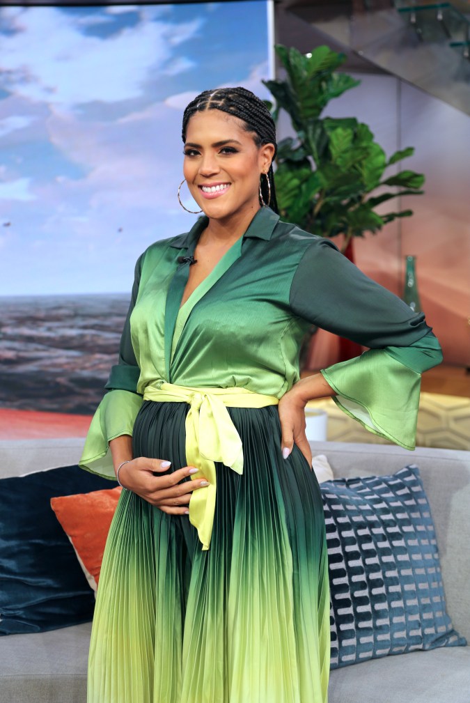 Francisca está esperando su segundo bebé