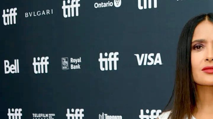 Salma Hayek en el estreno de 'El sabor de la Navidad'
