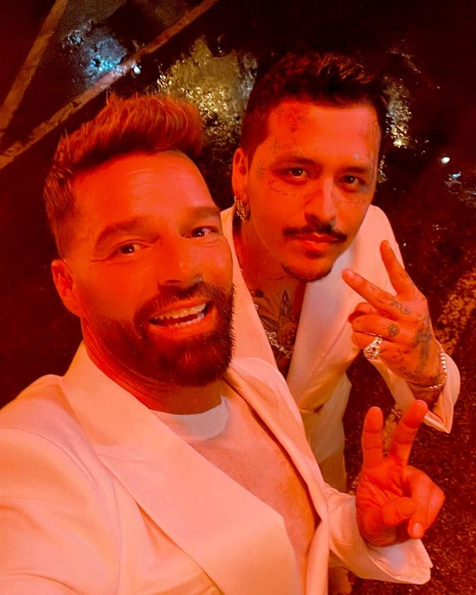 Christian Nodal en colaboración con Ricky Martin