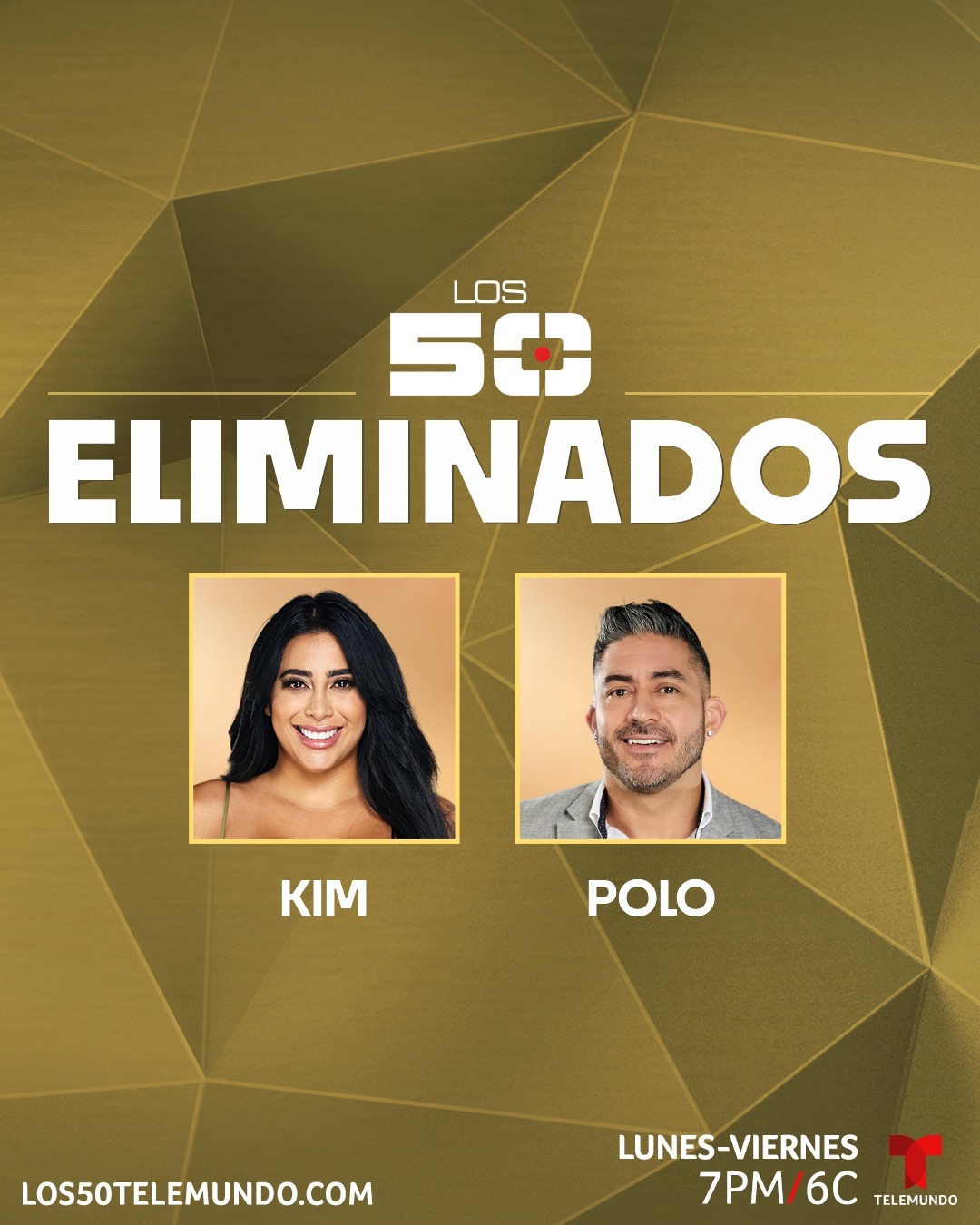 Eliminados de hoy de 'Los 50', reality show de Telemundo. Foto: Instagram Telemundo.