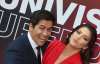 Rafael Araneda y Ana Patricia Gámez, presentadores de 'Enamorándonos USA'.