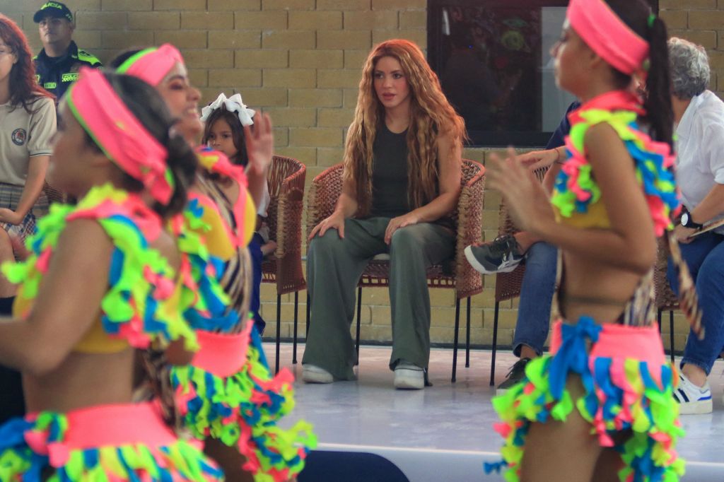 Shakira inauguró una escuela en Barranquilla.