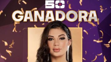 Ana Parra, ganadora de 'Los 50' en su primera temporada. Foto: Telemundo.