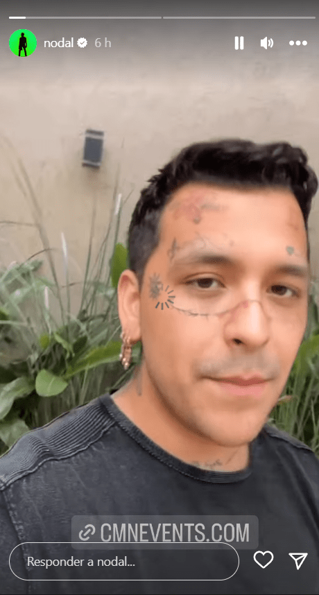 Christian Nodal, cantante mexicano. Foto: Captura de pantalla. 