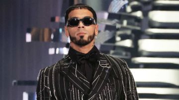 Anuel AA, cantante puertorriqueño.