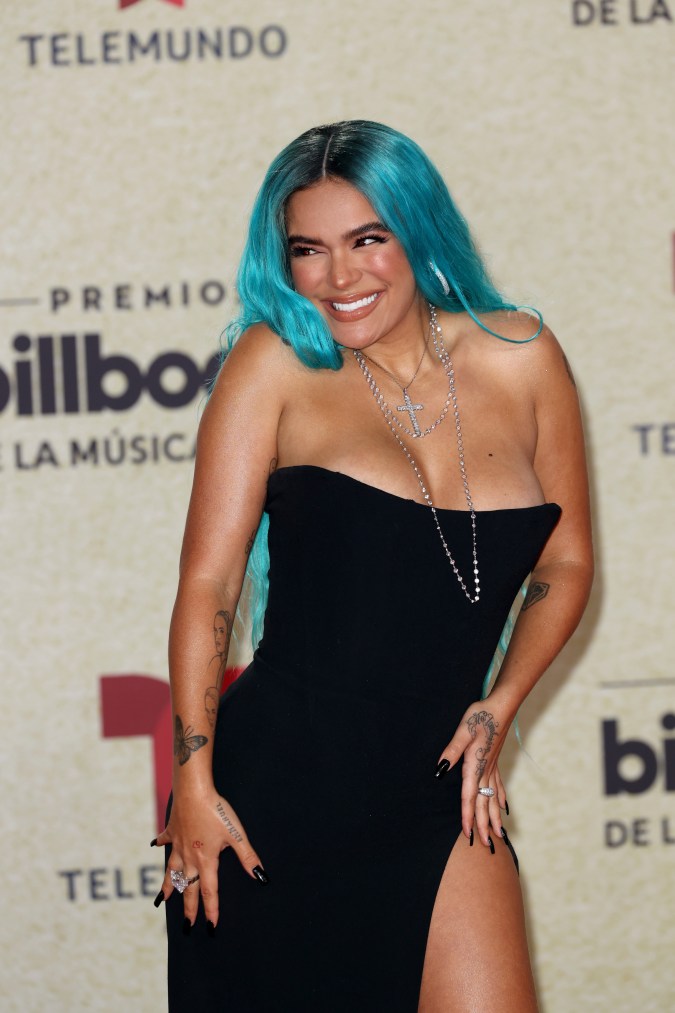 Karol G en los Premios Billboard latinos de 2021