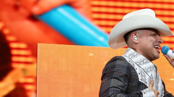 Eduin Cazares del Grupo Firme en el Festival de Música y Artes del Valle de Coachella 2022 el 15 de abril de 2022 en Indio, California.