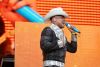 Eduin Cazares del Grupo Firme en el Festival de Música y Artes del Valle de Coachella 2022 el 15 de abril de 2022 en Indio, California.