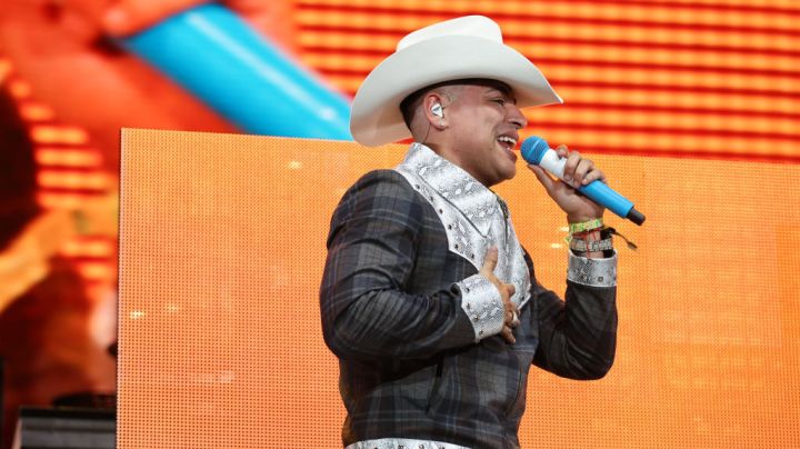 Eduin Cazares del Grupo Firme en el Festival de Música y Artes del Valle de Coachella 2022 el 15 de abril de 2022 en Indio, California.