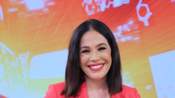 Karla Martínez, presentadora de televisión.