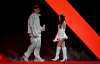 Peso Pluma y Nicki Nicole en los Premios Billboard Latinos 2023.