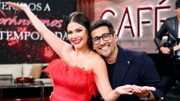 Ana Patricia Gámez y Rafael Araneda, conductores de 'Enamorándonos USA'.