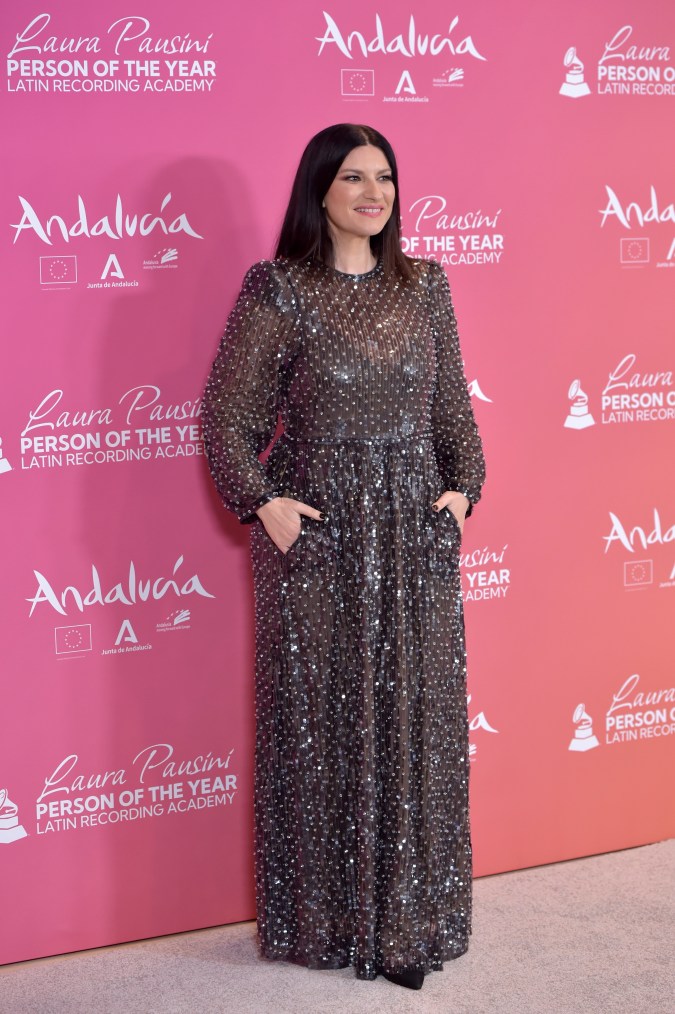 Laura Pausini fue homenajeada como 'Persona del Año'.
