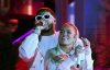 Anuel AA y Karol G en los Billboard latinos 2019.