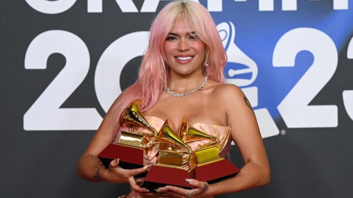 Karol G en el Latin Grammy 2023.