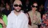Bad Bunny y Kendall Jenner se ven en Gucci Ancora durante la Semana de la Moda de Milán el 22 de septiembre de 2023 en Milán, Italia.
