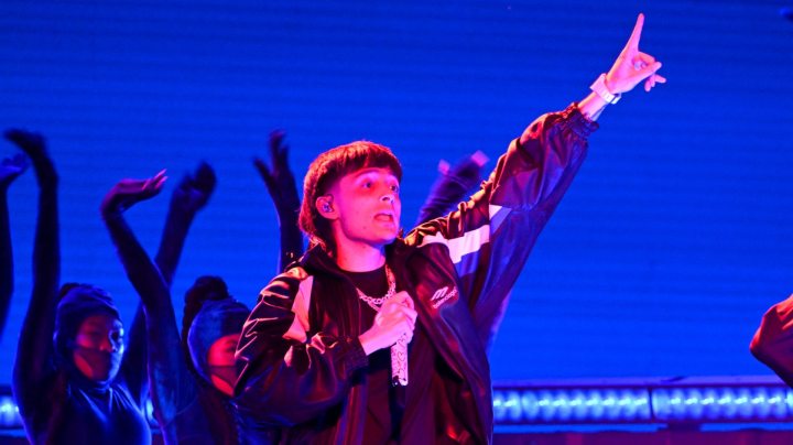 Peso Pluma, cantante mexicano.