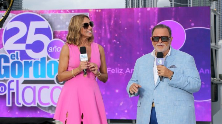 Lili Estefan y Raúl de Molina, presentadores de 'El Gordo y la Flaca'.