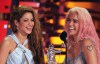 Shakira y Karol G, cantantes colombianas, triunfan en Spotify.