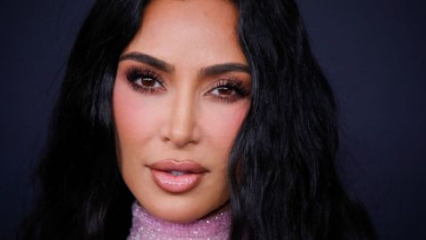 La socialité estadounidense Kim Kardashian llega a la segunda cena anual Caring for Women de la Fundación Kering en The Pool en la ciudad de Nueva York el 12 de septiembre de 2023.