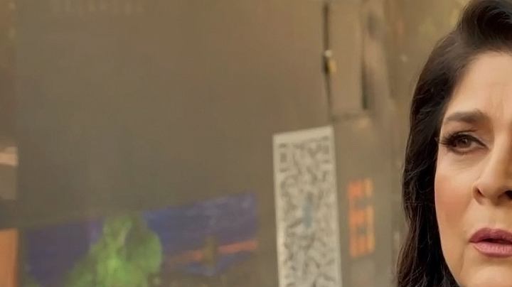 Victoria Ruffo en una escena de la telenovela "Corona De Lágrimas 2", producción de José Alberto "El Güero" Castro que se transmite por Las Estrellas en México y próximamente por Univision en Estados Unidos/México, 12 de septiembre 2022.