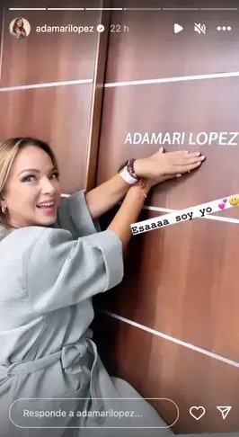 Adamari López da un vistazo de su nuevo proyecto televisivo.