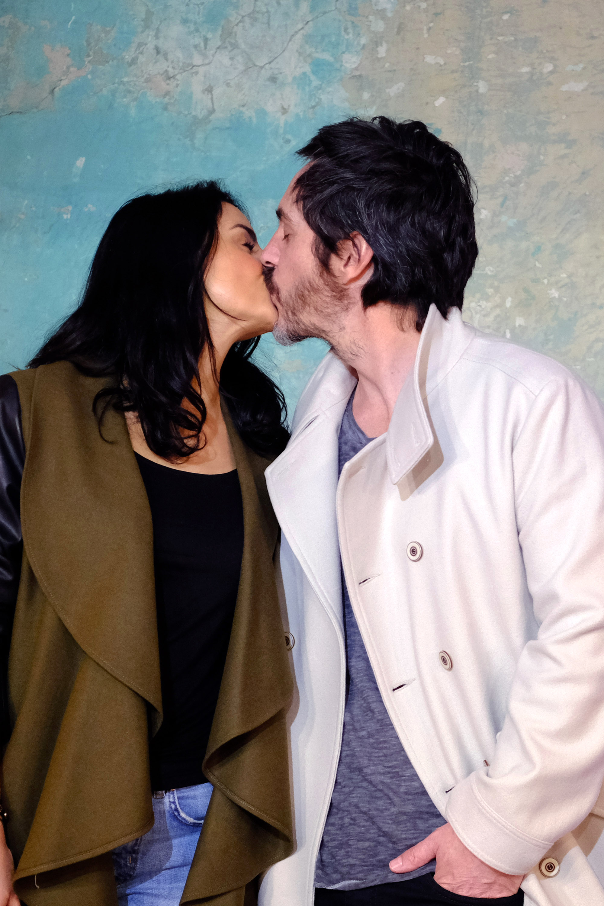 Aislinn Derbez y Mauricio Ochmann debutan en el mundo de la moda al presentar su propia línea de abrigos "Merkabá X Ais y Mau" para la temporada otoño-invierno/México, 28 de agosto 2019.