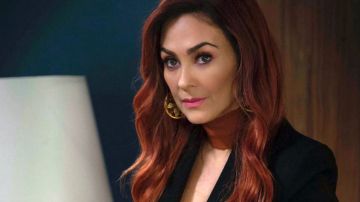 Aracely Arámbula Andrés Palacios en el capítulo final de la telenovela "La Madrastra", producción de Carmen Armendáriz que se transmitió el viernes pasado por Las Estrellas en México y pasa por Univision en Estados Unidos/México, 2 de noviembre 2022.