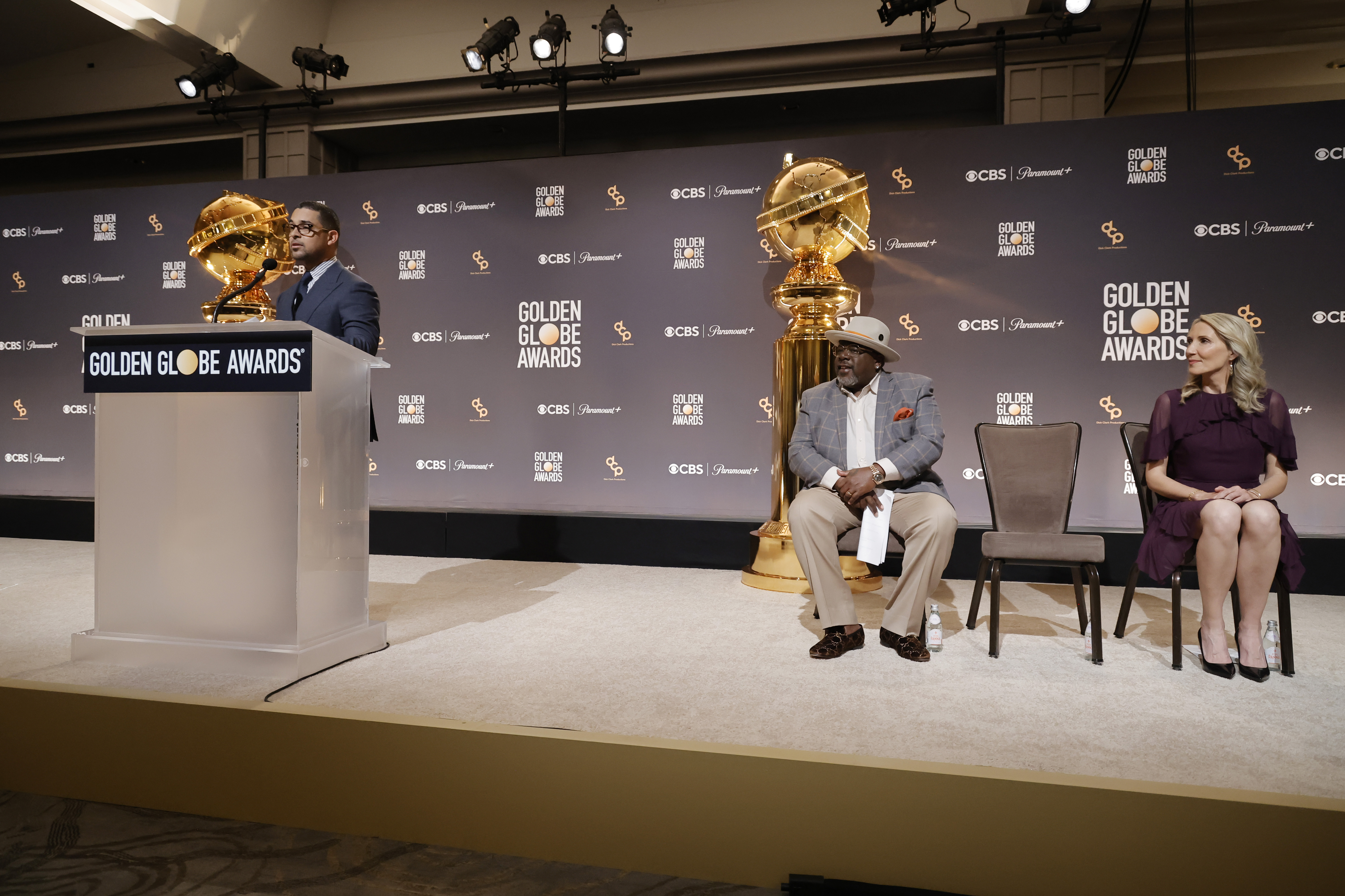 Anuncian la lista de nominaciones de los Globos de Oro 2024.