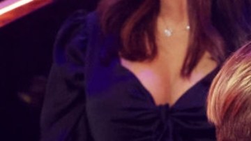 (De izquierda a derecha) Sasha Piqué, Shakira y Milan Piqué asisten a los MTV Video Music Awards 2023 en el Prudential Center el 12 de septiembre de 2023 en Newark, Nueva Jersey.