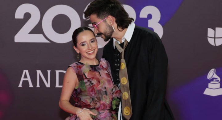 Evaluna Montaner y Camilo asisten a la 24ª Entrega Anual del Latin Grammy el 16 de noviembre de 2023 en Sevilla, España. (Foto de Neilson Barnard/Getty Images para Academia Latina de la Grabación)
