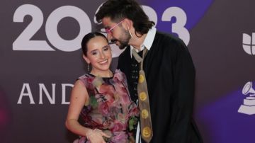 Evaluna Montaner y Camilo asisten a la 24ª Entrega Anual del Latin Grammy el 16 de noviembre de 2023 en Sevilla, España. (Foto de Neilson Barnard/Getty Images para Academia Latina de la Grabación)