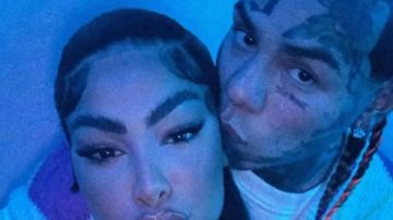 Yailin 'La Más Viral' y Tekashi 69 vistos juntos en una disco de Miami.