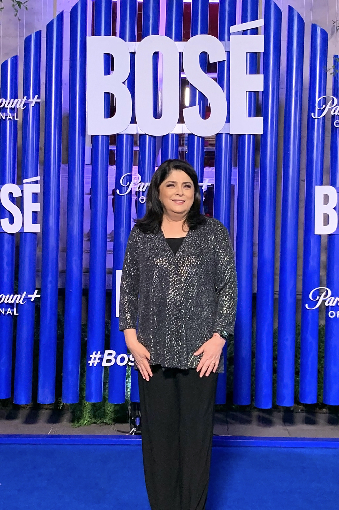 Victoria Ruffo en la presentación de la bioserie de Miguel Bosé "Bosé: Yo Seré", que estrena el próximo 3 de noviembre por Paramount + /México, 26 de octubre 2022.