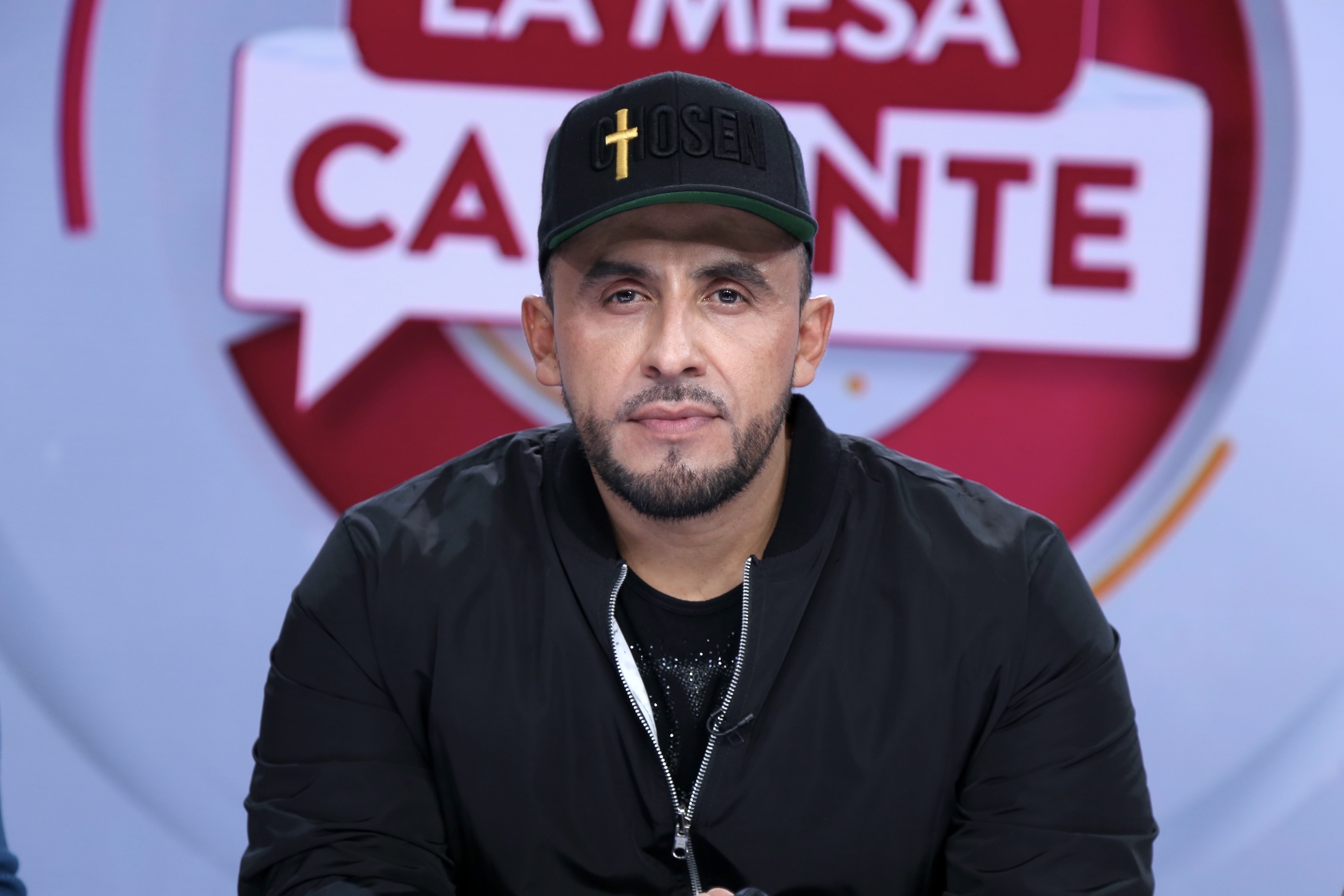 Juan Rivera como invitado en "La Mesa Caliente" (Telemundo)