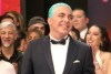 Cristian Castro aparece con el pelo azul en el estreno del programa "Bailando 2023" con el conductor Marcelo Tineli/Buenos Aires, Argentina, 4 de septiembre 2023.