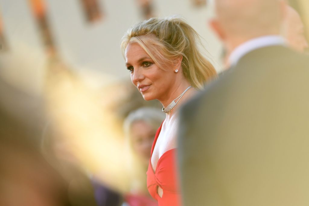 La cantante estadounidense Britney Spears en el estreno de "Érase una vez... en Hollywood" de Sony Pictures en el Teatro Chino TCL en Hollywood, California, el 22 de julio de 2019.