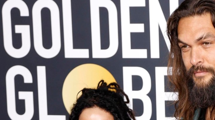 Lisa Bonet y Jason Momoa en la alfombra roja de los Golden Globe Awards 2020 a lo mejor del cine, la televisión y y el digital media/Los Angeles, 5 de junio 2020.