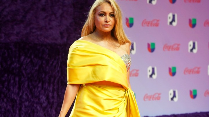 Paulina Rubio en la alfombra roja de la 20a edición de Premios Juventud (Univision) desde el histórico Coliseo de Puerto Rico José Miguel Agrelot/San Juan, PR, 20 de julio 2023.