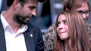 Shakira y Gerard Piqué en la final de la Copa Davis entre España y Canadá, en la que Rafael Nadal terminó por darle su sexto trofeo a la Furia Roja/Madrid, 24 de noviembre 2019.