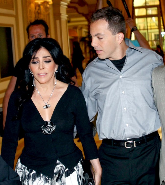 Verónica Castro y Cristian Castro.