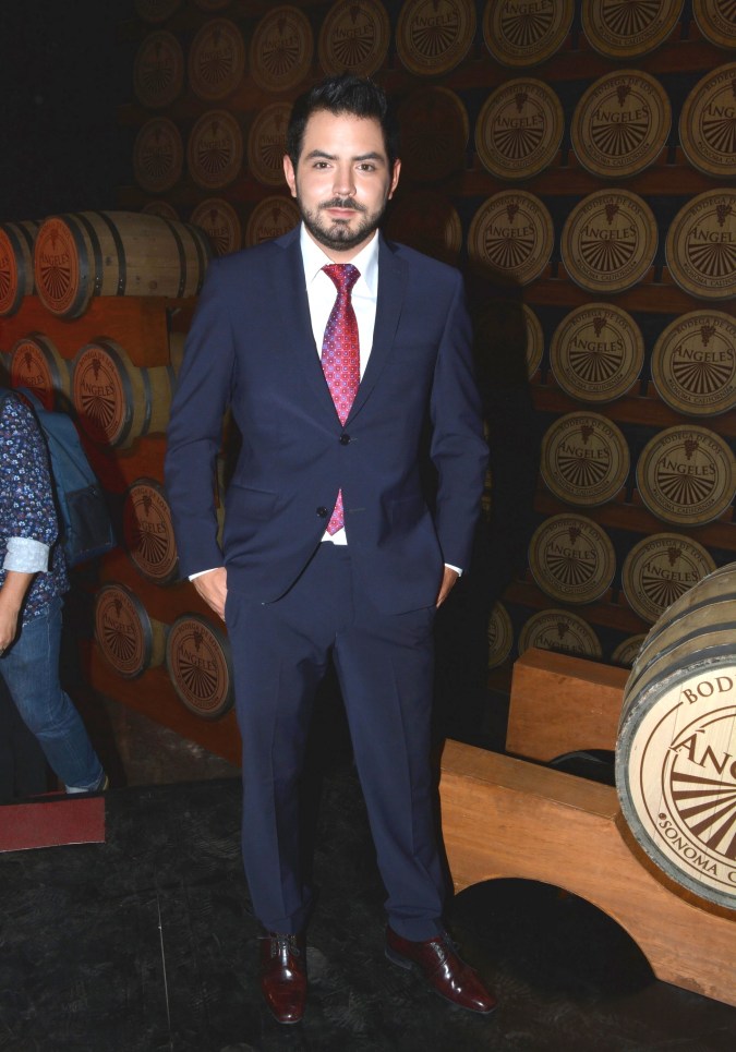 José Eduardo Derbez en la presentación de la telenovela Vino el amor una adaptación de la novela chilena "La Chucara" que ha sido grabada en locaciones de México y Estados Unidos, principalmente en los viñedos del Valle de Napa/Ciudad de México, 4 de agosto 2016.