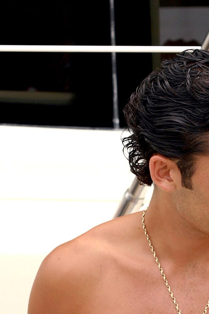 Aarón Díaz en la telenovela "Corazones al Límite"/México, 2004.