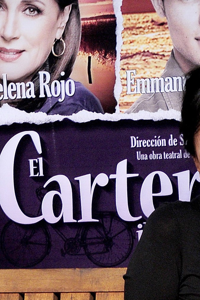 Helena Rojo presentando el cartel de la nueva temporada de la obra ‘El Cartero’ en 2018.