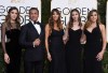 Sylvester Stallone junto a su esposa, Jennifer Flavin, y sus tres hijas, Scarlet, Sistene y Sophia Stallone.