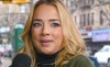 Adamari López visita la Gran Manzana desafiando la lluvia para hacer un recorrido por las principales calles de New York acompañada de "Despierta América" (Univision) y promover su show de concursos "Quién Caerá" (Unimás)/New York, 2 de febrero 2024.